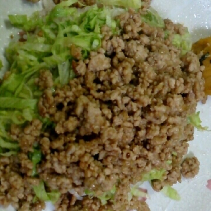 ひき肉レタスどんぶり レシピ 作り方 By あ3608 楽天レシピ ひき肉レタスどんぶり レシピ 作り方 By あ3608 楽天レシピ